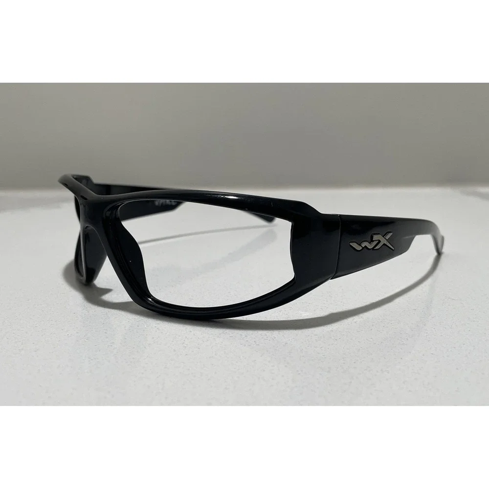 Wiley X, Jake Sunglass or Eyeglass frame Black plastic eyewear